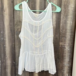 White Boutique Tank